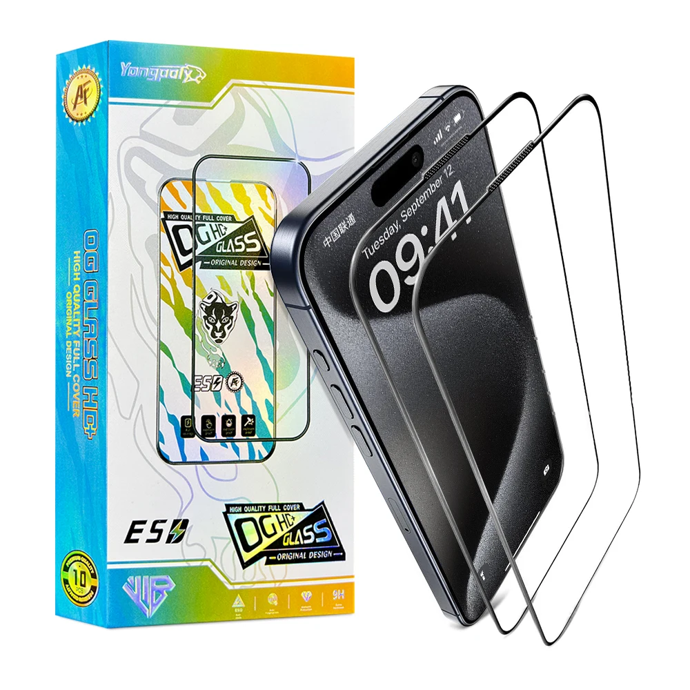 10PCS Volle Abdeckung Gehärtetes Glas Screen Protector Für iPhone 17 Air 16E 16 E Pro Max 15 Plus 14 13 12 11 X XS XR 17Pro Schutz