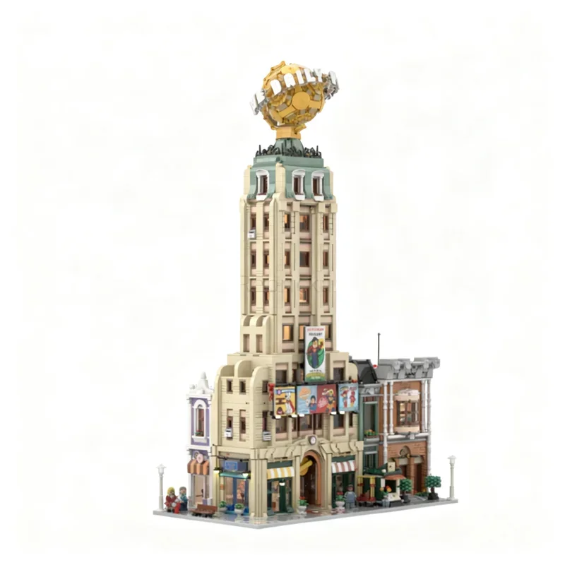 

NEW 7376PCS Hero Movie MOC Modular Daily Planet Model DIY Creative Ideas Assembly Building Blocks Christmas Birthday Gift Decor
