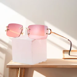 Metal Sunglasses Vintage Square Frame Women Sunglasses Men Luxury Brand Design Sun Glasses Women Mirror Gafas De Sol UV400