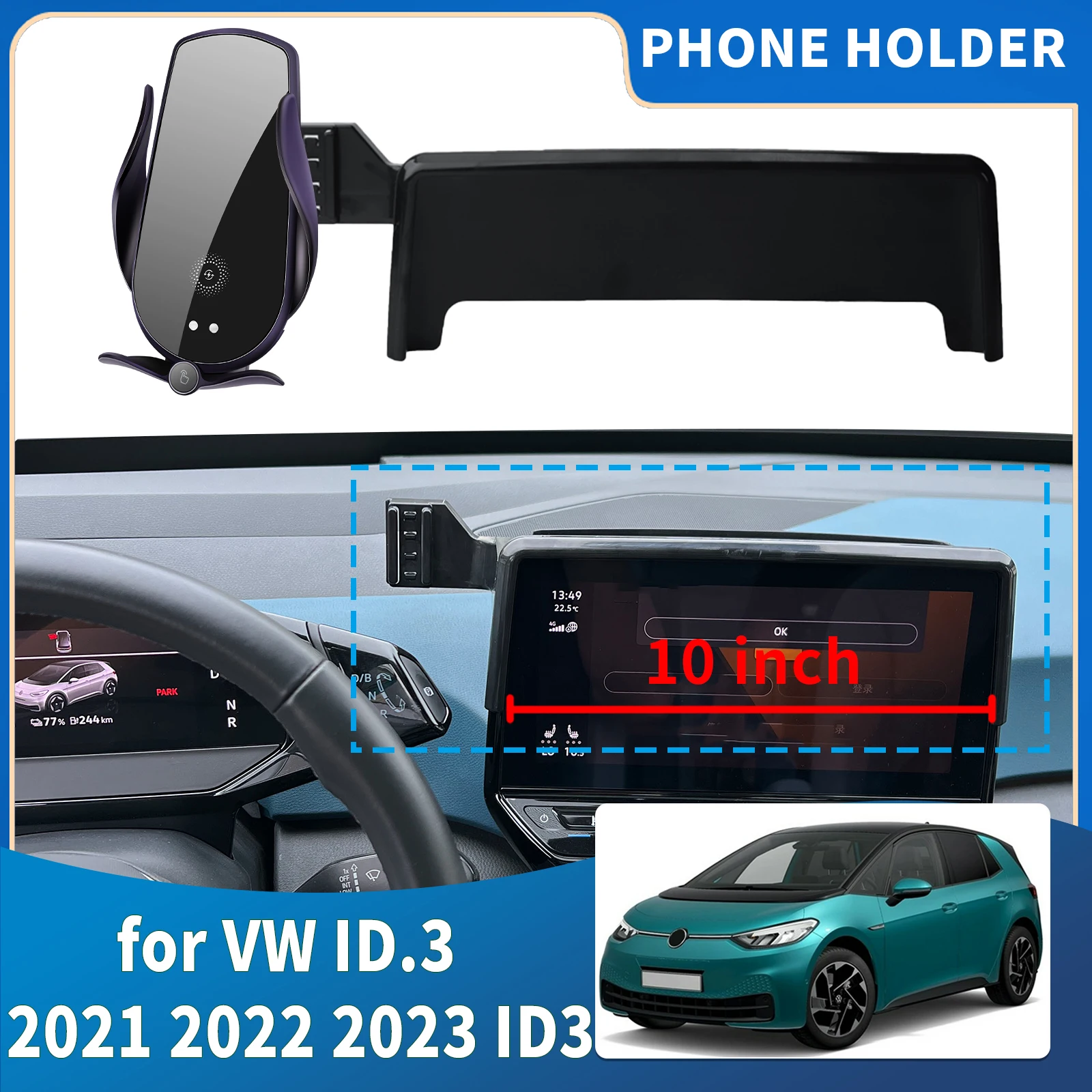 

fit for VW ID.3 2021 2022 2023 ID3 Integrated Screen Mount Phone Holder Mount Car accessoires
