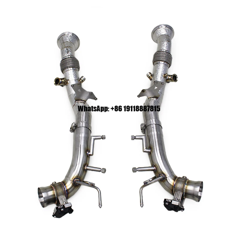 

Full Exhaust System for Ferrari 296 GTB V6 3.0T 2021-2024 SS304 Pipe Straight Downpipe Valvetronic Axle Back Catback Muffler