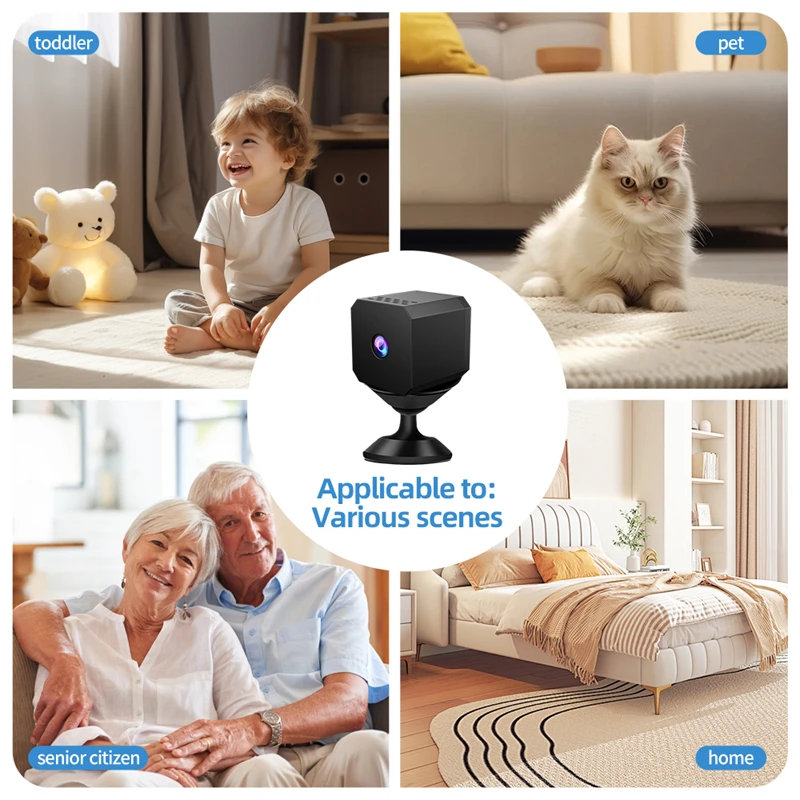4K HD WiFi Security Camera for - Home Security Lidar recension och pris