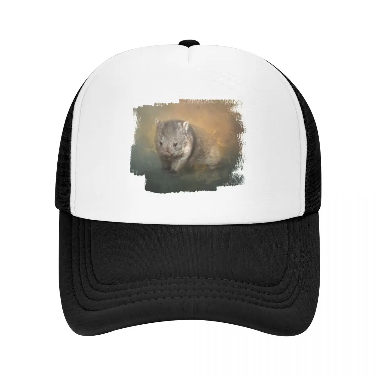 

Wombat Three Baseball Cap Golf Hat Man western Hat birthday Unique hats Mens Caps Women's