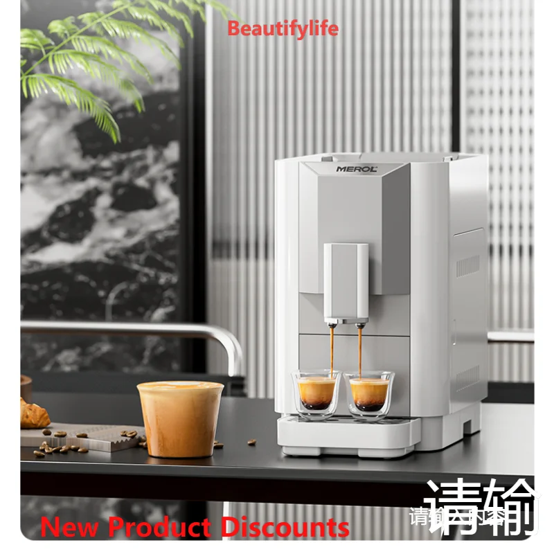 

A61 Me-720 Auto Coffee Machine Italian Household Small Grinding All-in-One Machine American Commercial Use