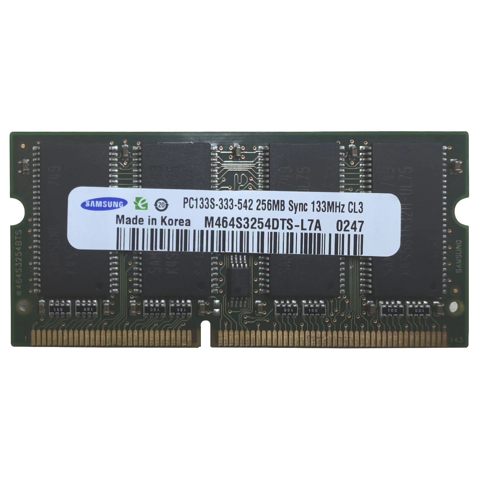 كمبيوتر محمول سامسونج SDRAM DDR 128 ميجابايت 256 ميجابايت 512 ميجا بايت 133 ميجا هرتز 333 ميجا هرتز PC133S PC2700S غير ECC غير مخزن 3.3 فولت 144-Pin ذاكرة الكمبيوتر المحمول #4