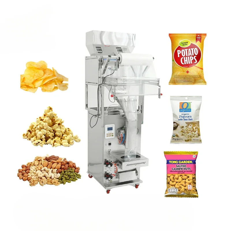 Automatic Multifunctional Packaging Machine Vertical Rice Nut Popcorn Potato Chips Nitrogen Packaging Machine