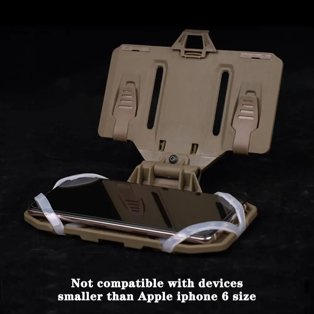 New Tactical MOLLE folding navigation pad, screen sized phone stand, mounted Tactical back cardiothoracic panel suitable for Mol
