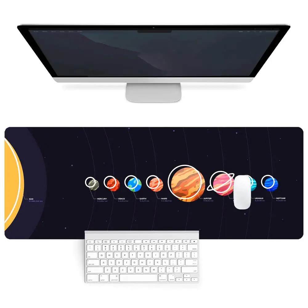 

Universe Mouse Pad Gaming Mousepad Cosmic Space Starry Sky Mouse Mats Space Deskmat Galaxy Desk Mat Computer Keyboard Mousepads