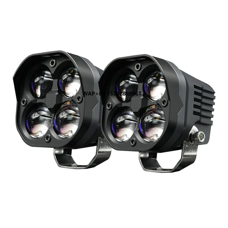 

Светодиодная рабочая фара NUYEER 4LED Lens Pro 3 дюйма 40 Вт 4x4, желто-белая, для грузовиков, мотоциклов, автомобилей