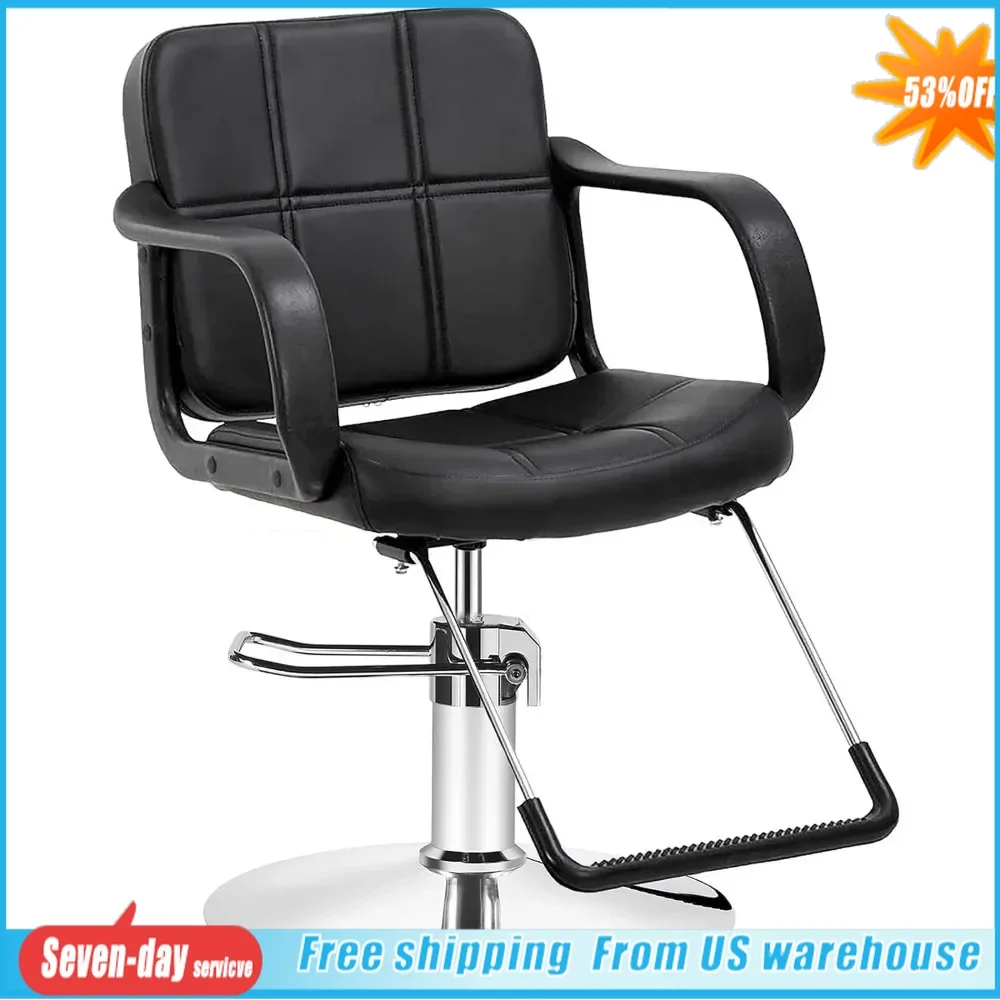 

Salon & Spa Chairs, Hydraulic Barber Chair Salon Chair for Hair Stylist Tattoo Chair Shampoo Salon Equipment,black,Barber Chairs