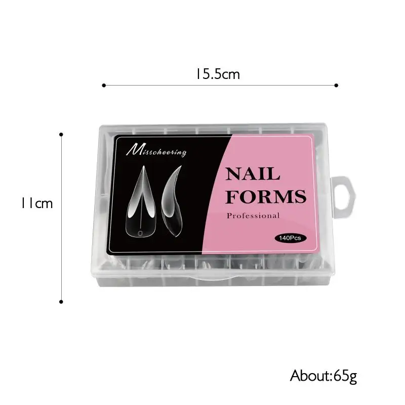 140 pièces 3D forme de griffe d'aigle formes d'ongle pour Extension d'ongle de Dragon griffe acrylique ongles spécial couverture complète moules outil d'art des ongles