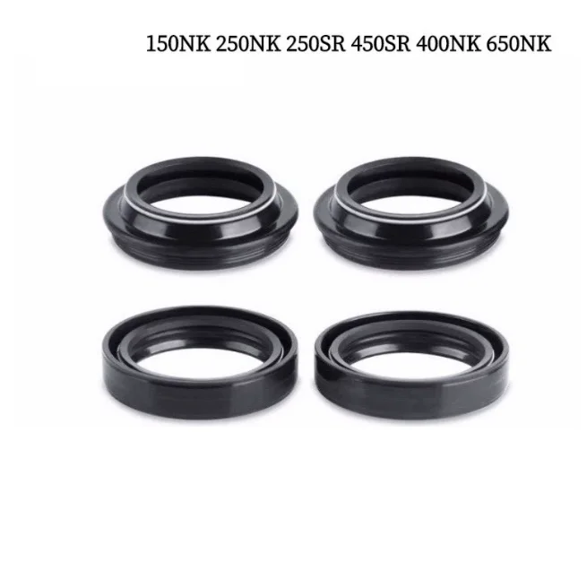 2 piezas de cubiertas de goma para el retén de aceite de la suspensión delantera para motocicletas CFMOTO CF MOTO 650NK 650MT NK 650 650GT 650TR 650cc, accesorios para motocicleta