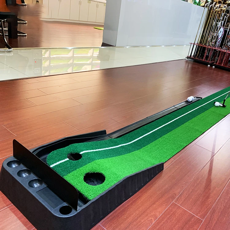 

3m Automatic Ball Return Golf Putting Mat Mini Golf Course Trainer Enhanced Training for Golf Training Aids
