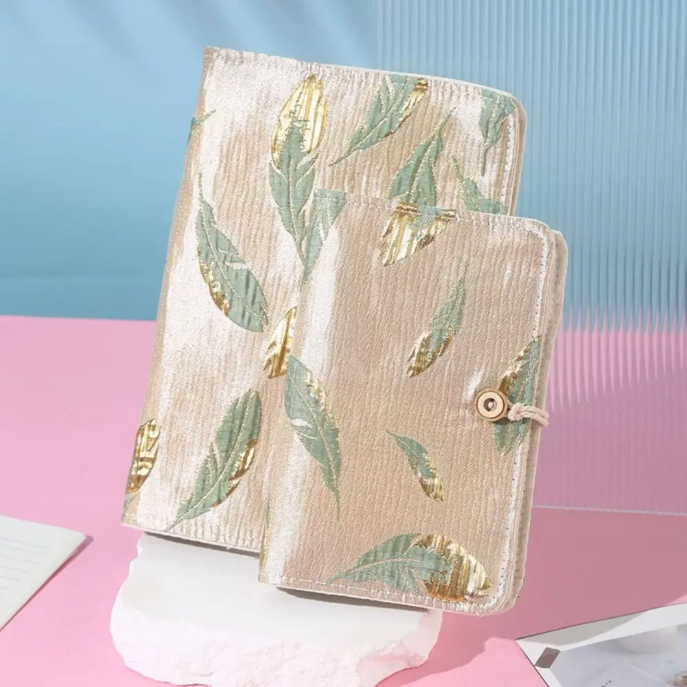 Practical A5/A6 Loose-leaf Book Cover Embroidered Creative Mini Budget Binder Cover 6 Rings 3D Notebook Cover Notepad