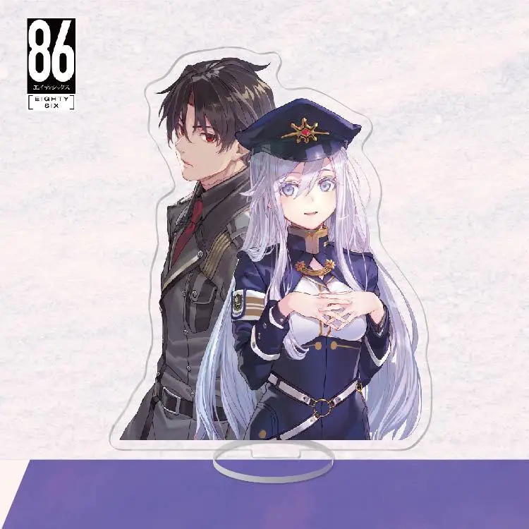 Anime 86 -Eighty Six- Acrylic Stand Figures 86eightysix Miniatures Figurines Garage Kits Model ACG Toy Ornaments Desktop Decor