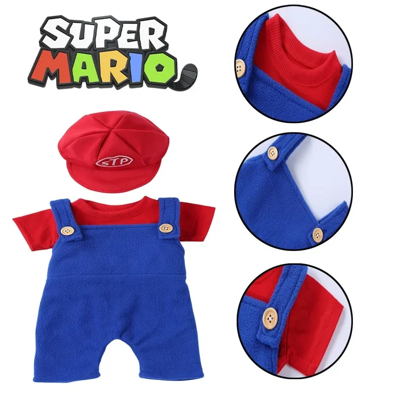 Super Mario Cartoon Newborn Baby Cosplay Suit Summer Outdoor 3 6 Month Baby Costume Set Comfort Breathable Costumes for Baby