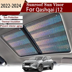 Auto Sunshade Visor For Nissan Qashqai E-Power J12 Sun Shade 2022 2023 2024 Windshield Visor Cover Skylight decorate Accessories