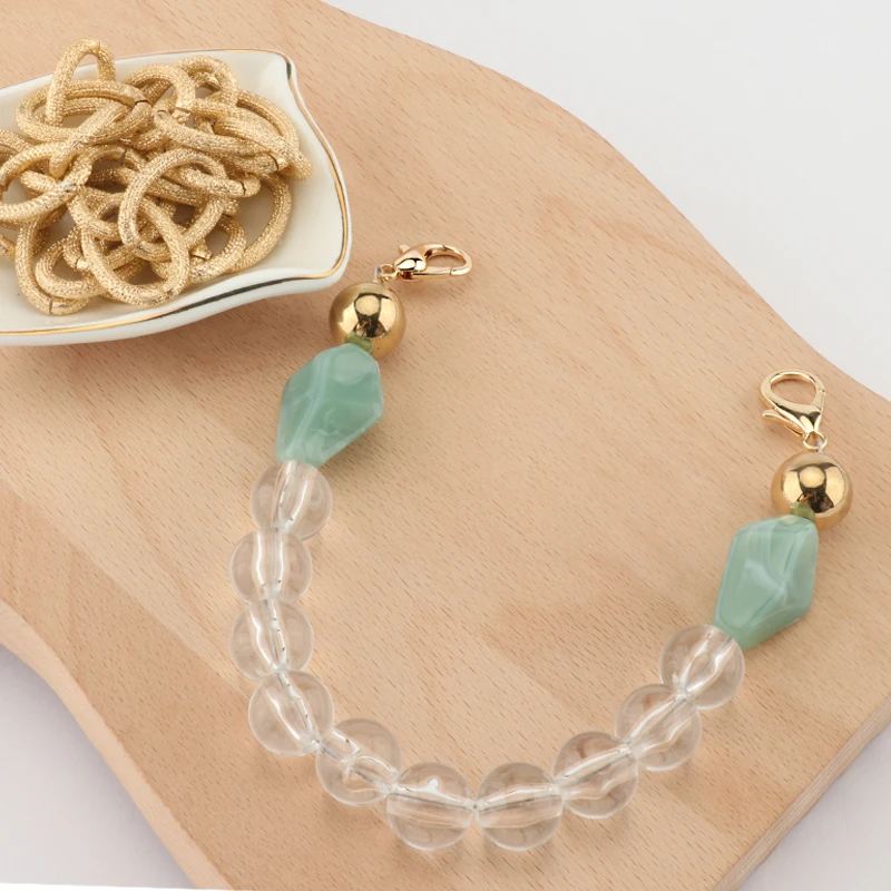The New Acrylic With a Unique resin Chain With a DIY Handbag Shoulder Bag Handle Can Replace The Shoulder Bag With Bag