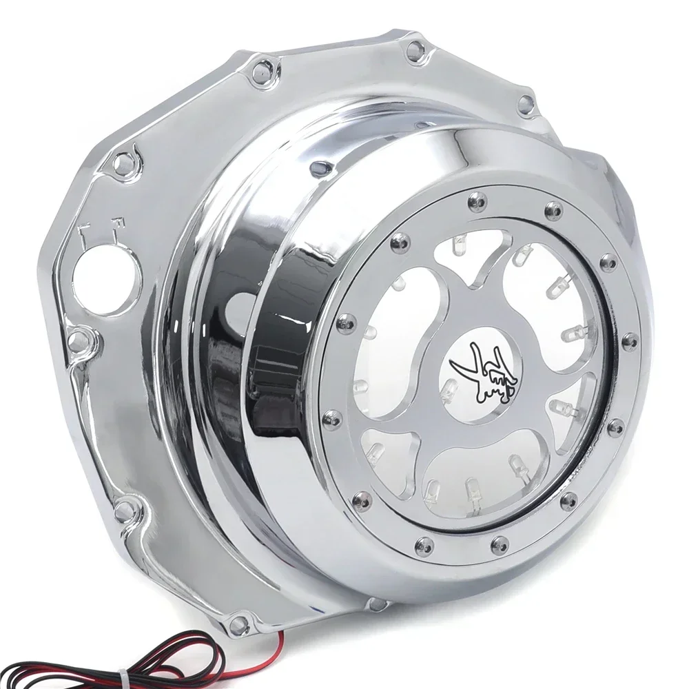 

Motorcycle Sequential LED Engine Clutch Cover For Suzuki 1999-2022 GSXR1300 Hayabusa 08-09 B-King