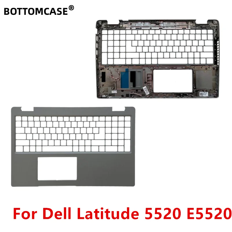 BOTTOMCASE جديد الأصلي 0DDMHF لديل خط العرض 5520 E5520 المحمول Palmrest الغطاء العلوي الحال مع SC الفضة رمادي