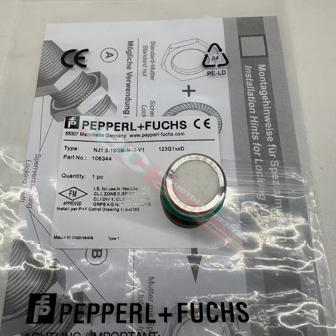 

proximity sensor NJ1,5-18GM-N-D-V1 New original
