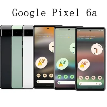 NFC 구글 텐서 eSIM 옥타코어 안드로이드 휴대폰, 잠금 해제 구글 픽셀 6a, 5G, 6.1 인치, 6GB + 128GB ROM