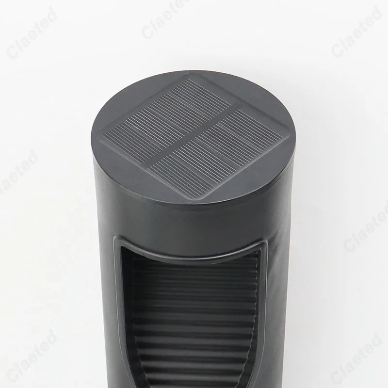 New LED Solar Cylindrical Lawn Light Outdoor Waterproof Home Courtyard Garden Atmosphere Decoration Lighting Fixture