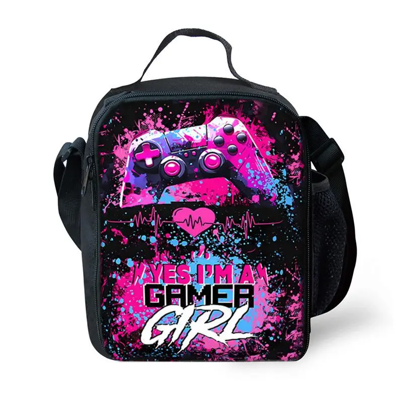 Game console Games printing DIY office worker elementary school meal bag AliExpress Amazon dropshipping