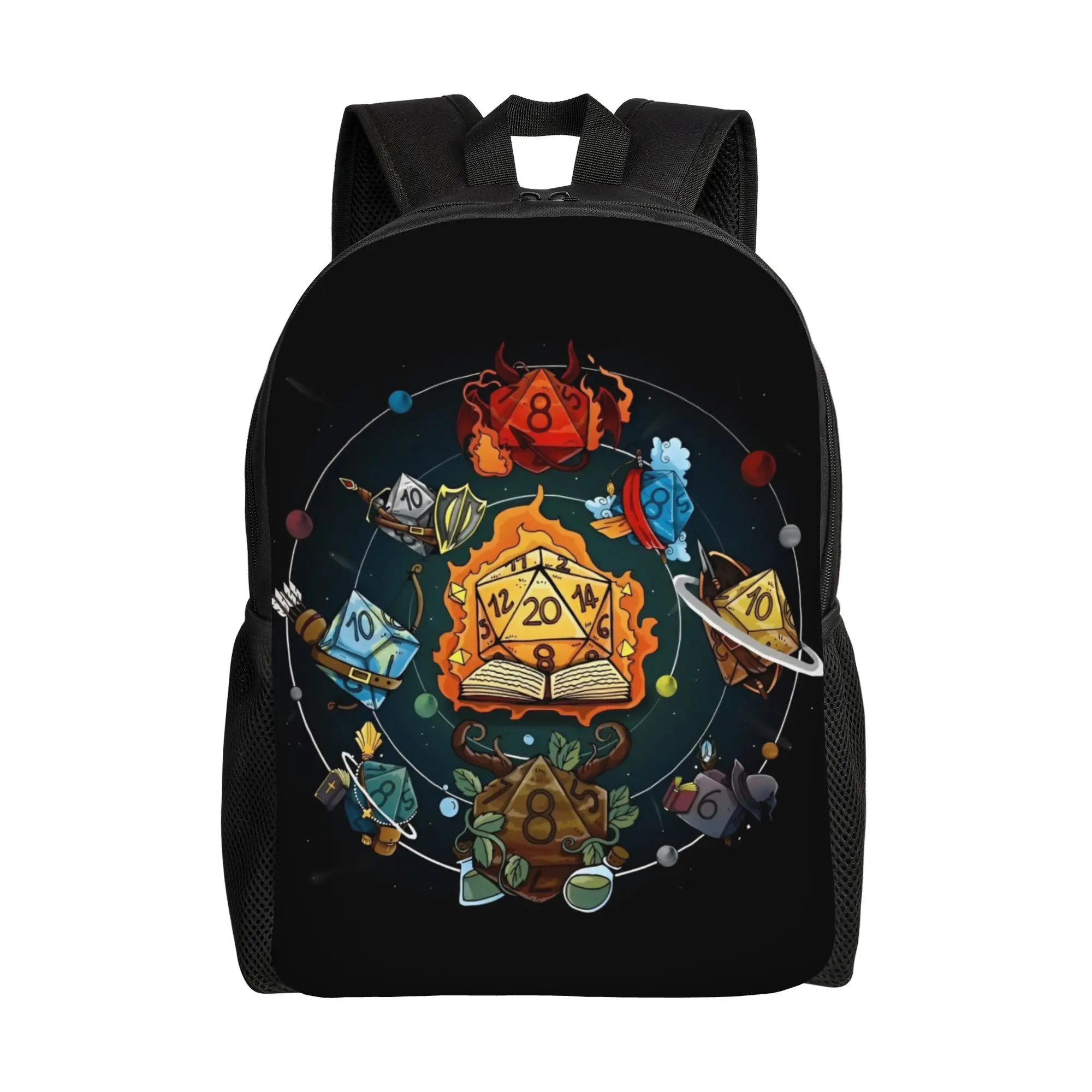 

Рюкзак Dungeon Dragon DND для мужчин и женщин, модный школьный/деловой рюкзак, холщовые сумки для ноутбука с карманом
