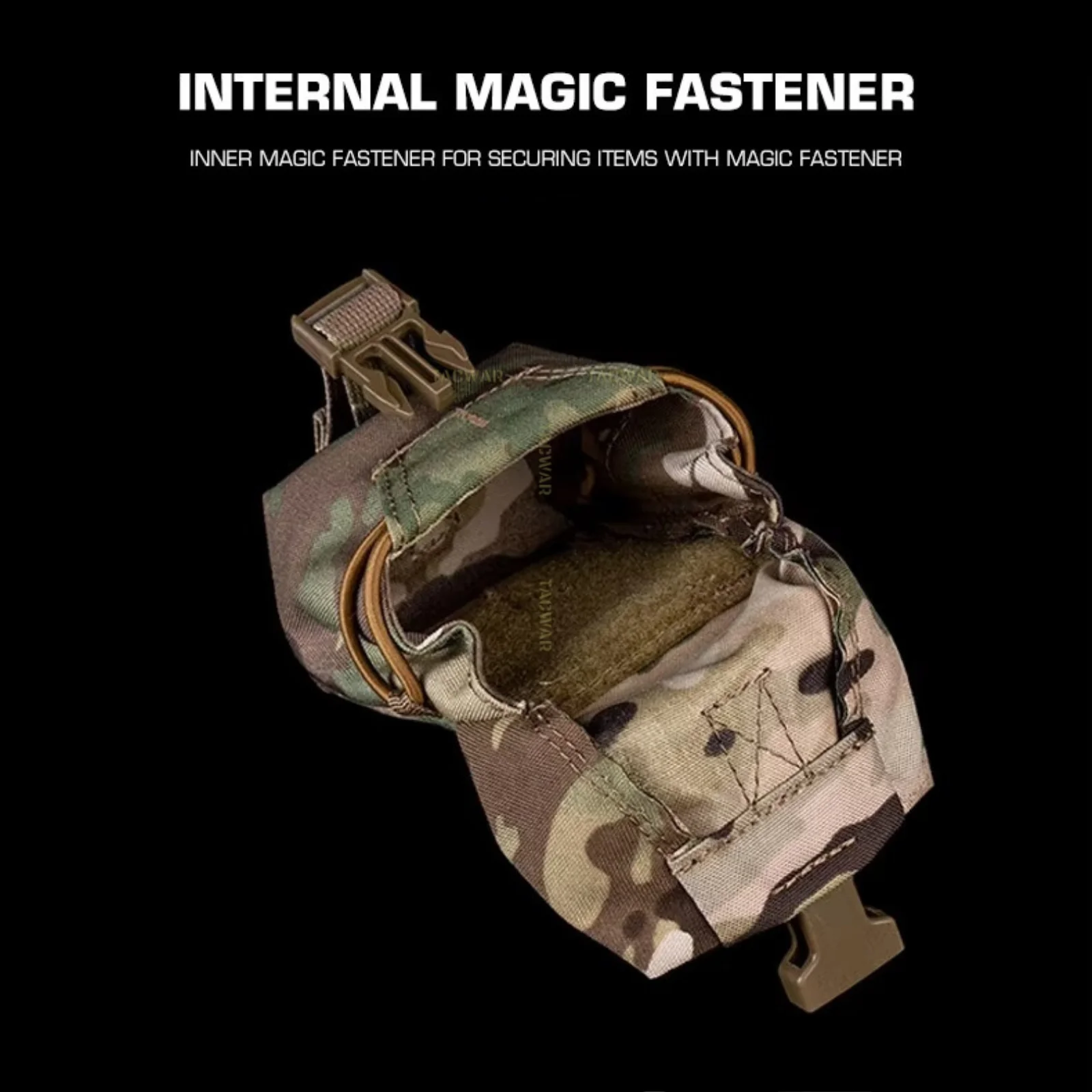 Frag Bolsa Táctica MOLLE Granada con Cinturón Cinta Aire Libre - imagen 3