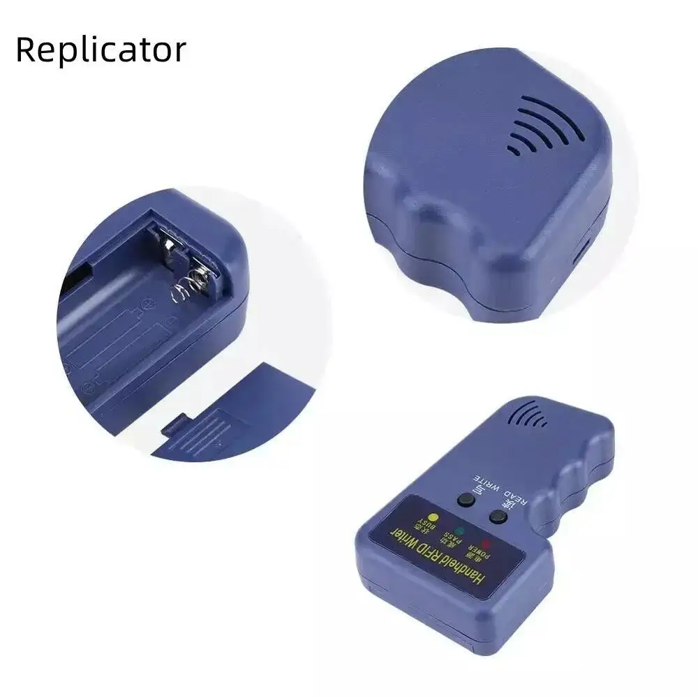 1Pcs 125KHz Handheld EM4100 TK4100 RFID Duplicator Copier EM4305 T5577 Rewritable ID Keyfobs Tags Programmer Reader