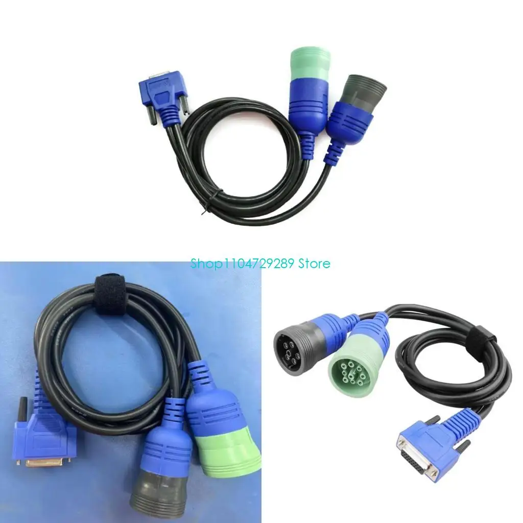 Conector adaptador de Cable  diagnóstico  camión multiusos  6 pines y 9 pines apto para análisis  motores diésel, uso