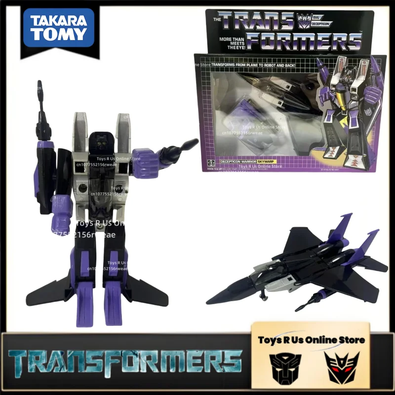 

In Stock Transformers Replica G1-Skywarp Cartoon Movie Figure Model Anime Action Deformation Robot Toys Festival Gifts
