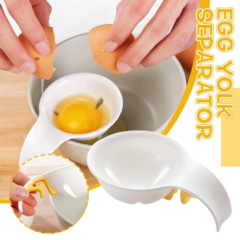 Plastic Egg White Yolk Separator Household Egg Divider Accessories Filter Cooking Egg Gadgets Tool Separator Kitchen Kitche E5v7