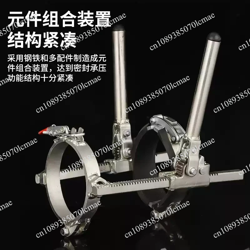 PP Pipe Installer Silent Tensioner Straight Flexible Socket Pp Silent Drain Pipe Butt Fastener