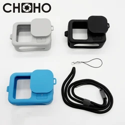 For gopro hero 13 black Accessories case Protect Housing Shell Protector Rubber Silicone + Lens Cap Strap For go pro 9 10 1112