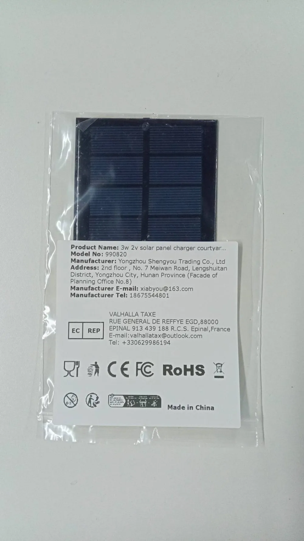 3W 2V Battery Charger Solar Panel Polycrystalline Solar Portable Charging Panel Lightweight Scratchproof for 1.5V-2V Batteries