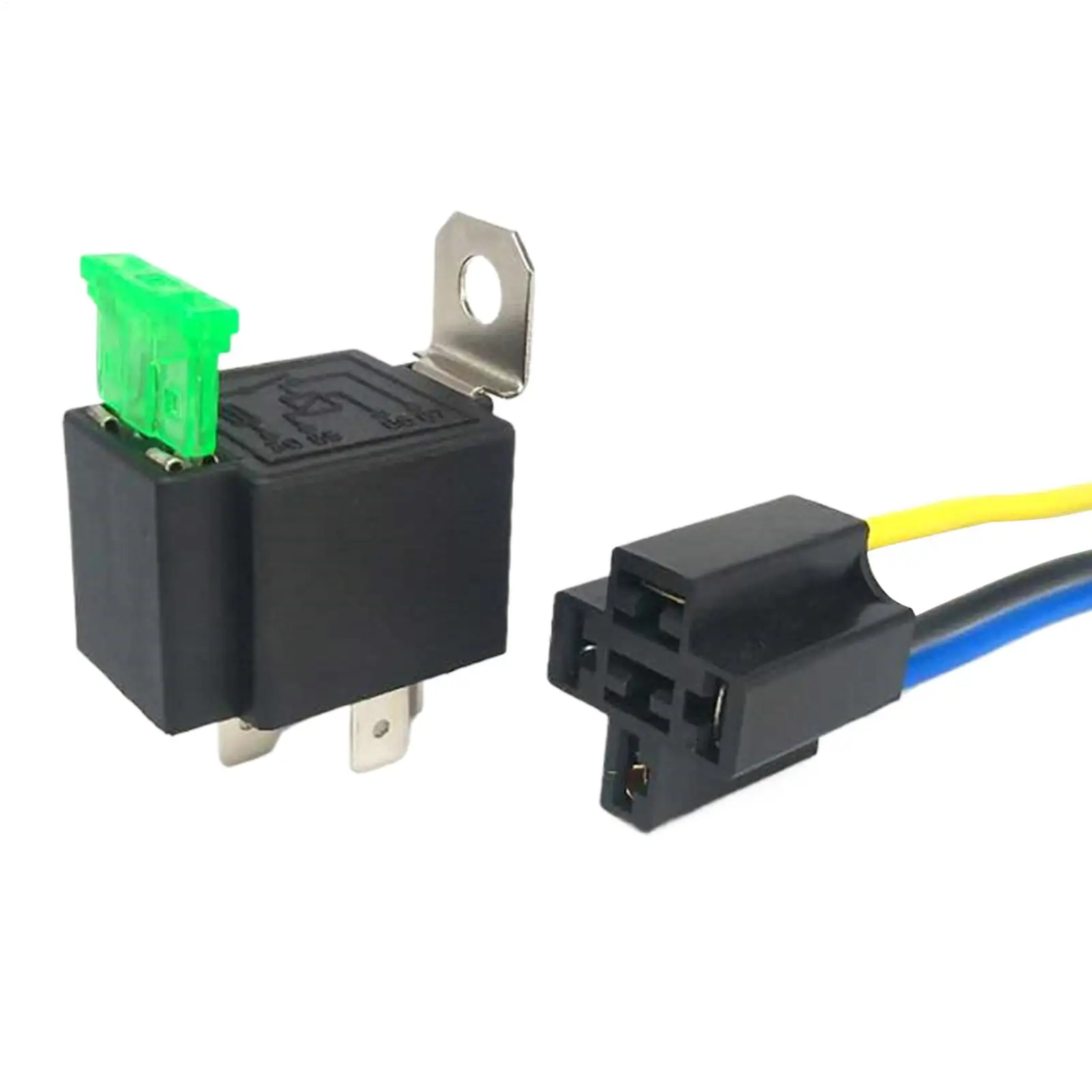 

4 Pin Relay Holder Tester 12v/24v Waterproof 4pin 30a Waterproof Conversion Start Dc Relay For Truck Van Motorcycle Headlight