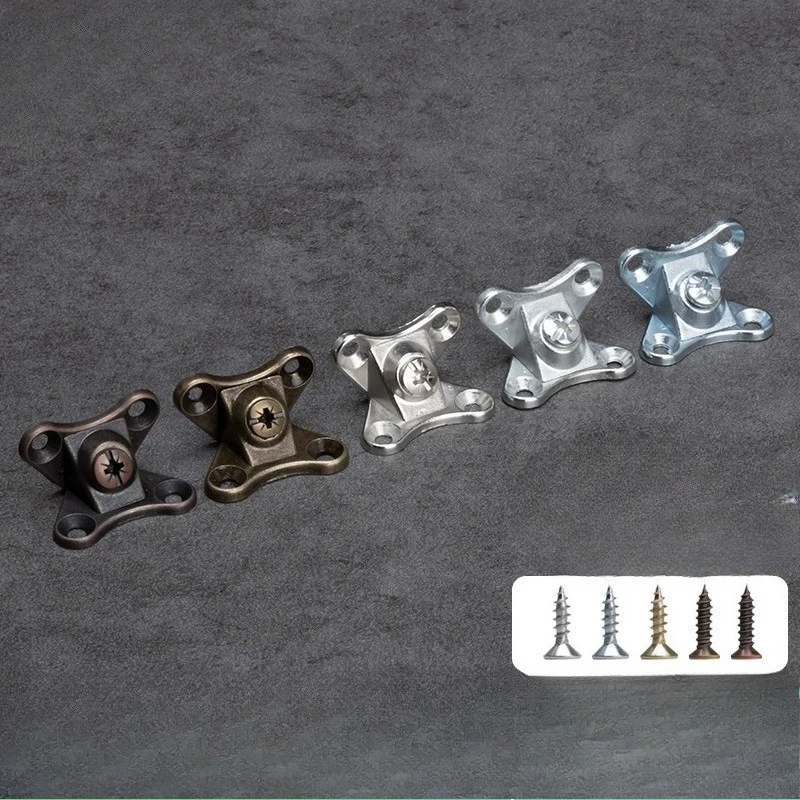 

30pcs Zinc Alloy Butterfly Corner Bracket Removable Angle Bracket with Screws for Furniture Drawer Support Connector