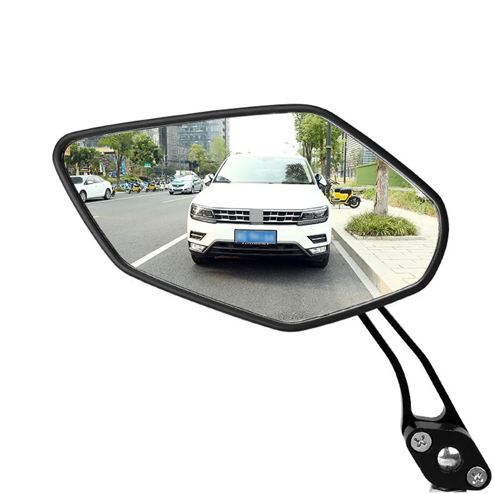 

1Pair Reversing Mirror Aluminum Alloy for Mountain Bike Handlebar Rearview Mirror Rotatable Wear Resistant Unisex Gift