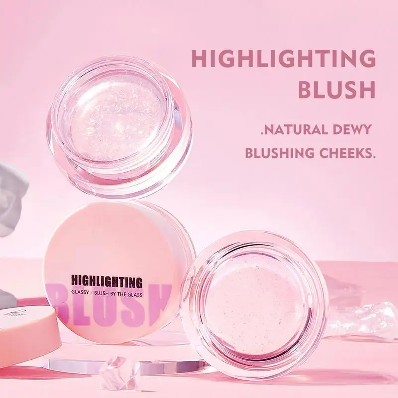 1Pcs Moisturizing Blush Rouge เปลี่ยนสี Blusher สำหรับแก้มและริมฝีปาก Balm Multi ใช้ครีม Liquid Blush กันน้ำ Blush เจล