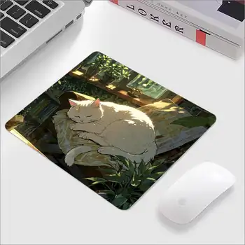 動漫懶貓滑鼠墊電腦小可愛鍵盤墊桌墊筆電墊遊戲配件辦公用品 22X18 12 最佳銷售 可愛滑鼠墊 - №7