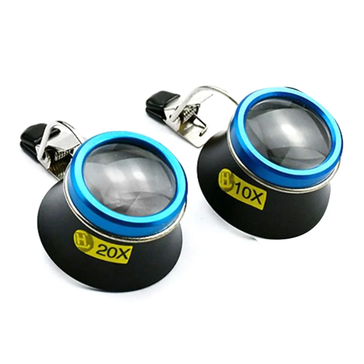 20X Eyeglass Magnifier Clip-on Eye Magnifier Portable Eyepiece Craft Operator Watchmaker Repair Tool