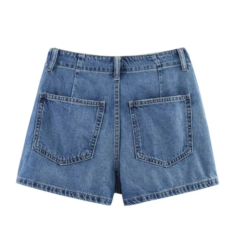 

Retro Y2K Denim Skirt Shorts for Women Spring Summer Fashion Casual Elegant High Waist Mini Skirt Pants