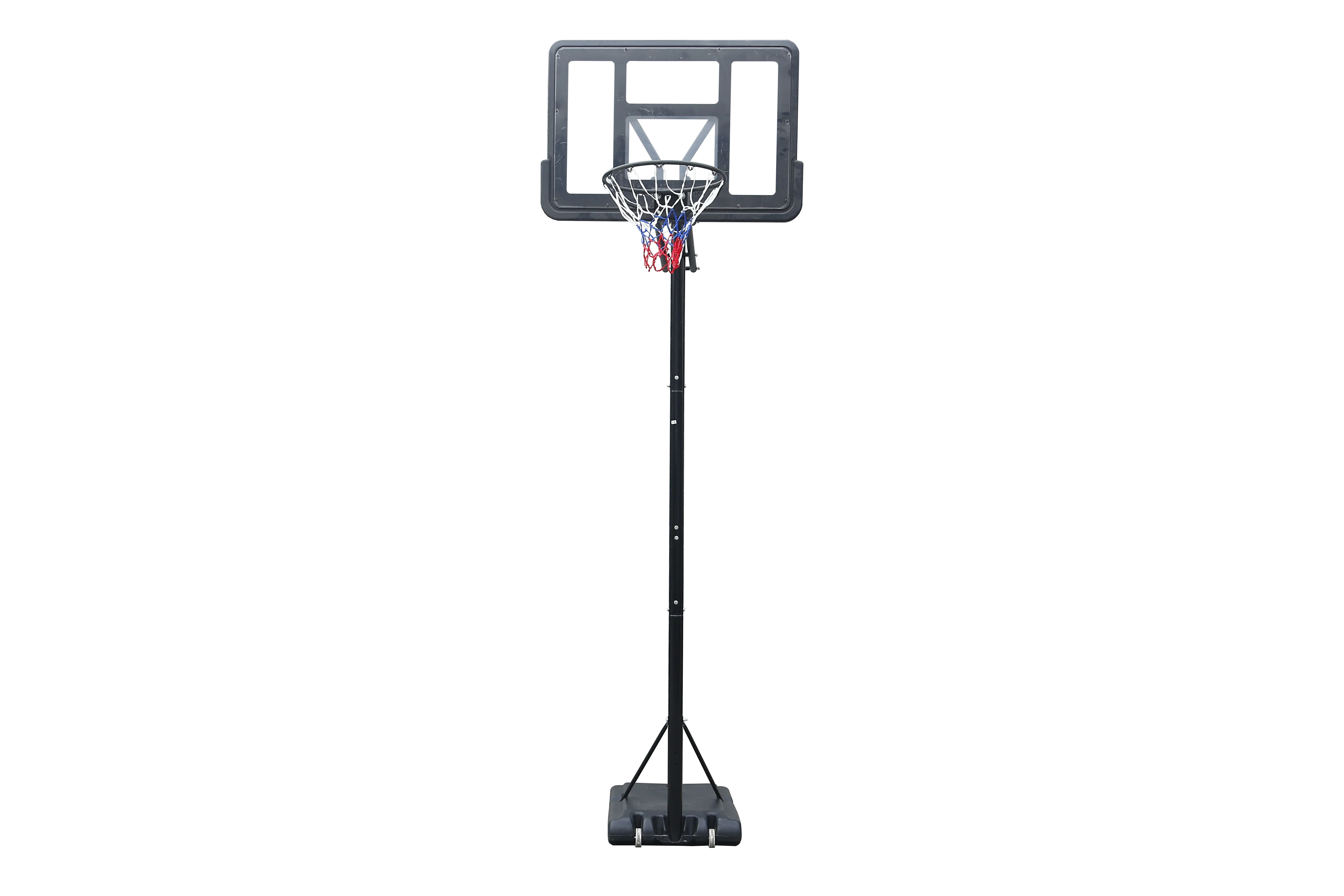 

Adjustable Heavy Duty Portable Black Backboard Easy Assembly Basement Basketball Hoops Court Equipment