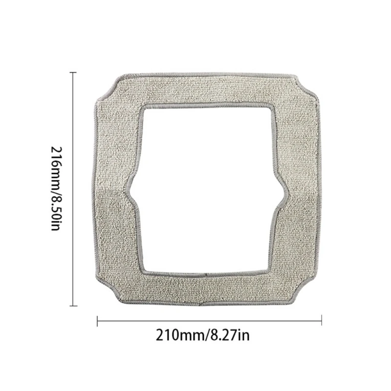 8pcs قابلة للتنظيف القابلة للتنظيف قطعة قماش ممسحة للسيارات الصغيرة النافذة روبوت ممسحة