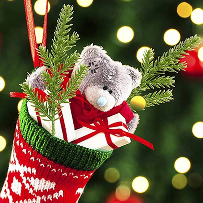 

50/100pcs Artificial Plants Christmas Tree Pine Needles Party Decor Home Room Decor Outdoor Garden Scrapbook Decorative Products