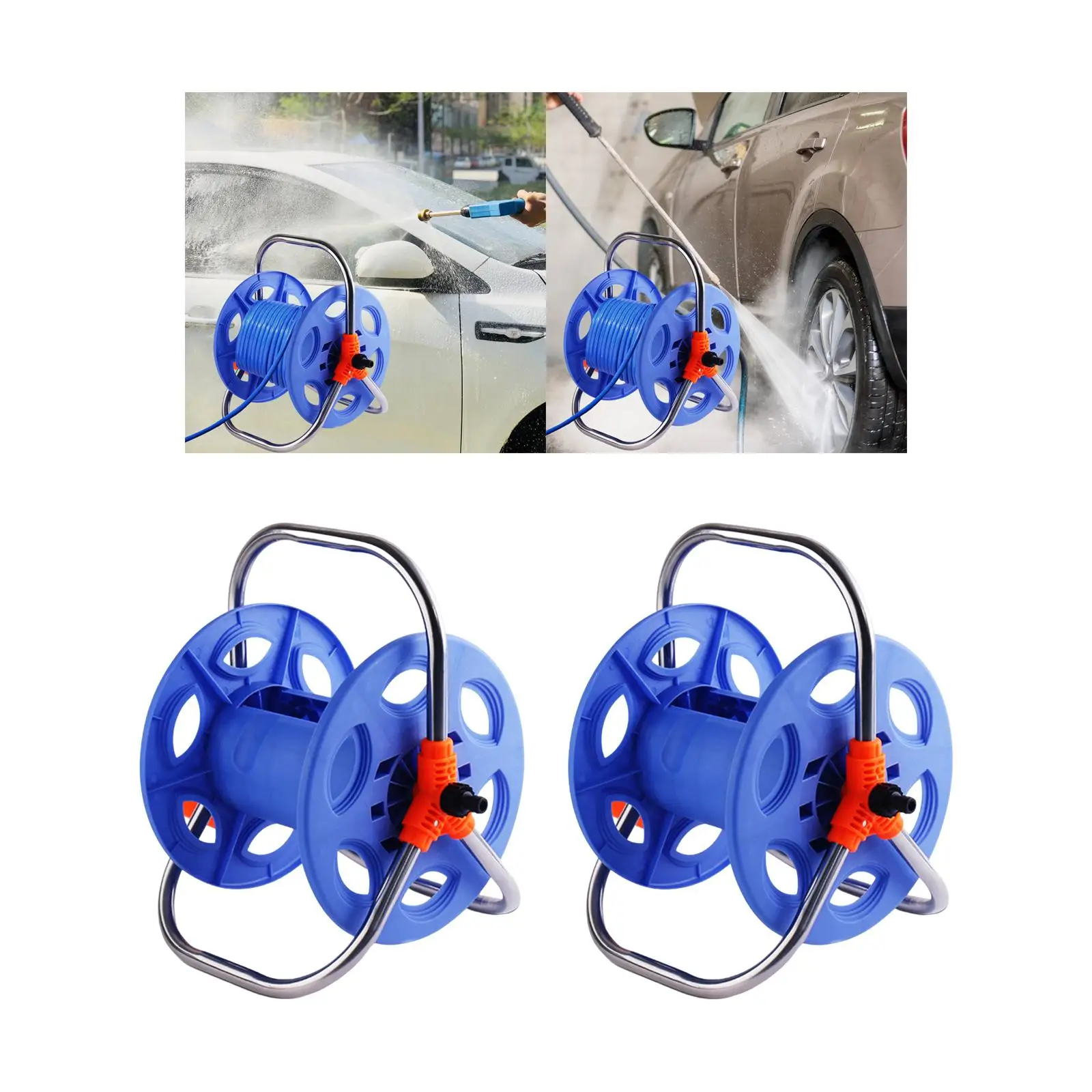 Water Hose Storage Solution, Stand for Water Pipe, Multi-Use Hose Organizer for Car Wash