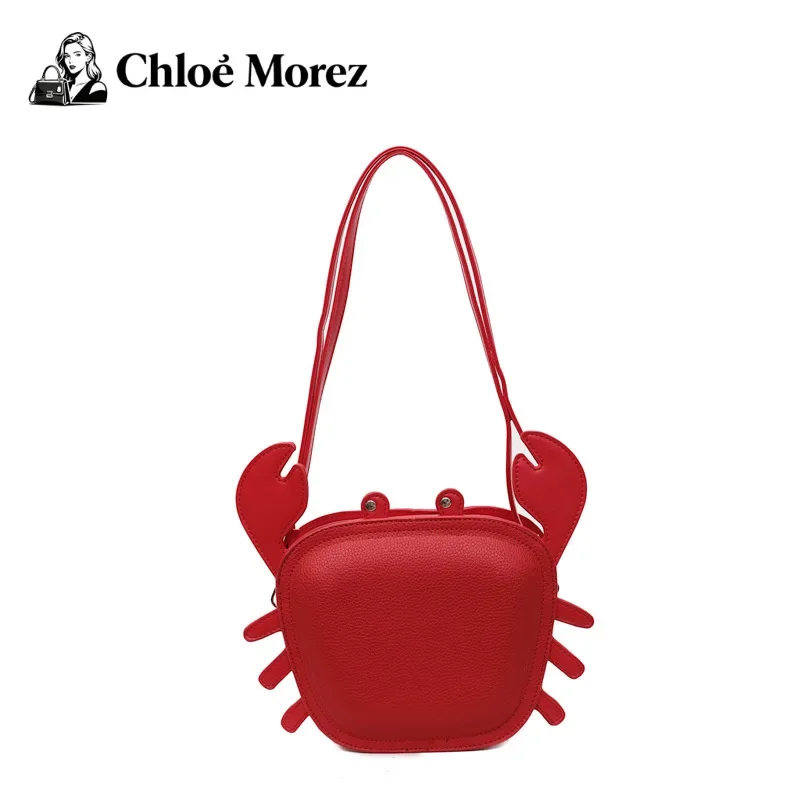 

Little Crab Bag Cartoon Girl Cute Western Style Versatile Mini Crossbody Bag Personality Funny
