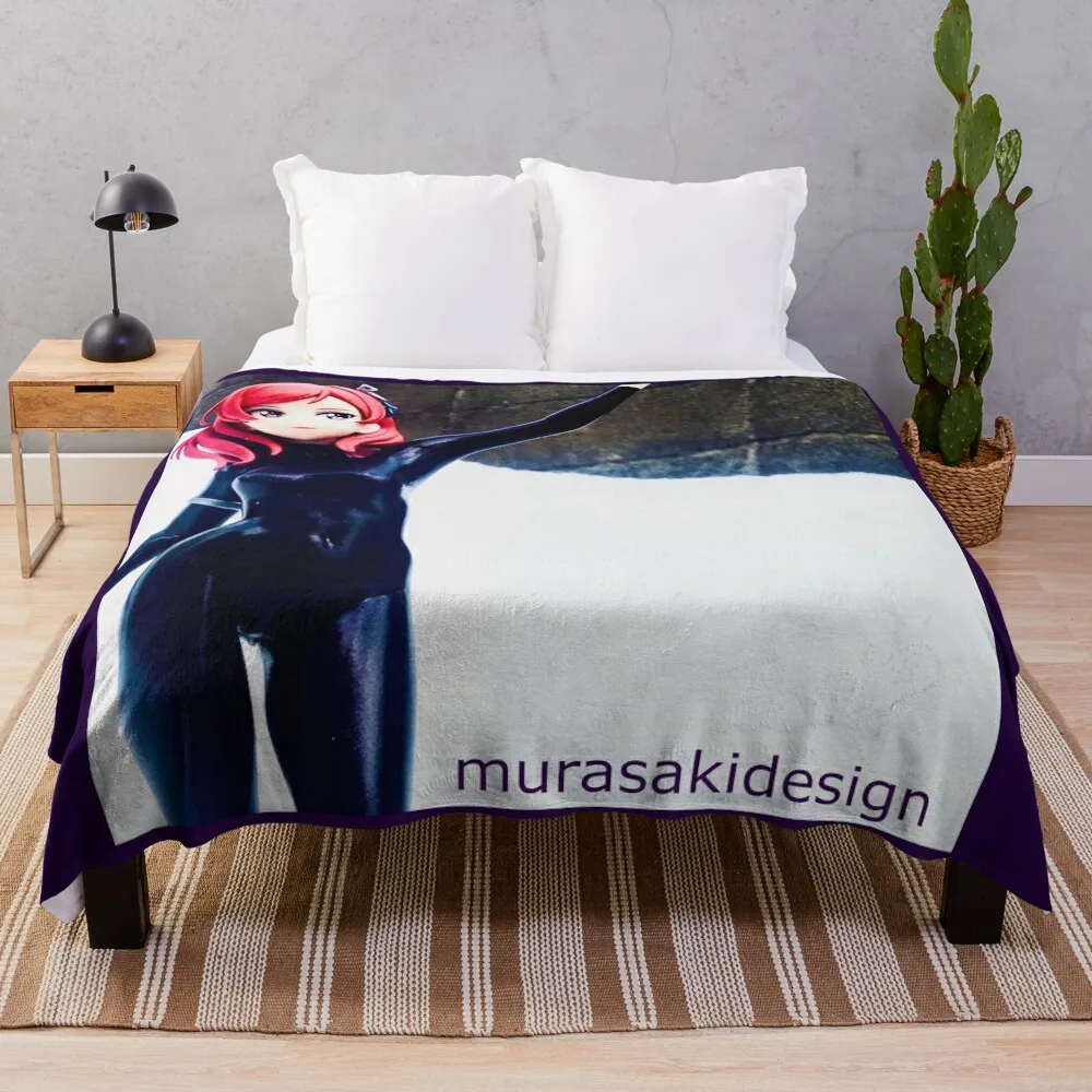 

Maki In The Snow Throw Blanket Thermal Summer Beddings Blankets
